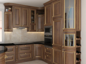 classic kitchen 3 3D 模型