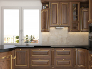 classic kitchen 3 3D 模型