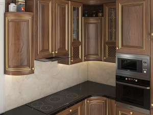 classic kitchen 3 3D 模型