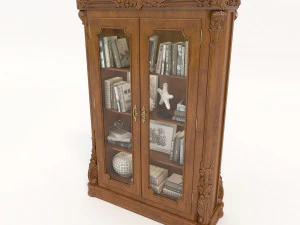 display cabinet classic style 5 3D Model