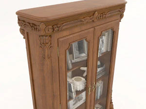 display cabinet classic style 5 3D Model