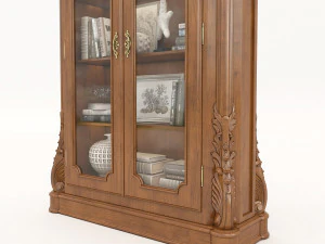 display cabinet classic style 5 3D Model