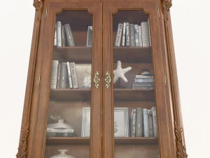 display cabinet classic style 5 3D Model
