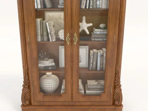 display cabinet classic style 5 3D Model
