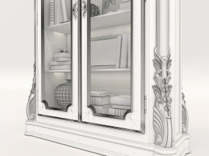 display cabinet classic style 5 3D 模型