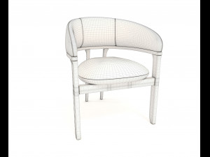 contemporary design table and chair set 2 Modelo 3D