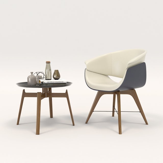 modern armchair design set 3 3D Модель .c4d .max .obj .3ds .fbx .stl .blend