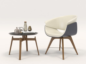 modern armchair design set 3 3D Models