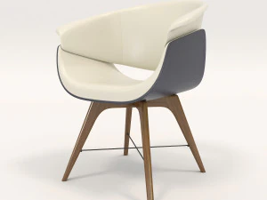 modern armchair design set 3 3D Model