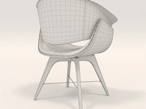 modern armchair design set 3 3D Model