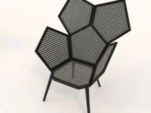 modern coffee chair 3D Model
