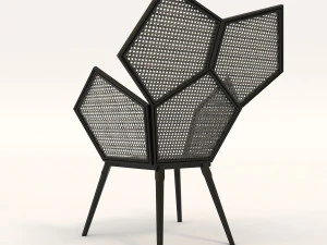 modern coffee chair 3D Model
