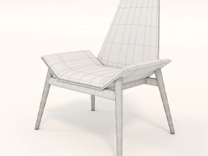 modern coffee chair 3D Model