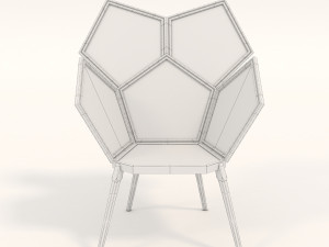 modern coffee chair Modèle 3D