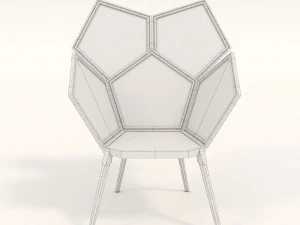 modern coffee chair 3D Model