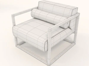 modern coffee chair 3D Model