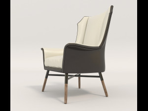 modern armchair design set 4 Modello 3D