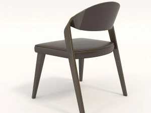 contemporary design table and chair set 4 3D Model