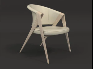 set meja dan kursi desain kontemporer 5 Model 3D