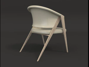 set meja dan kursi desain kontemporer 5 Model 3D