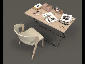 modern office furniture 3D Model