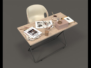 modern office furniture 3D 모델