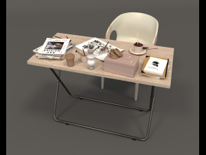 modern office furniture 3D 모델