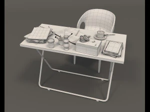 modern office furniture 3D Model