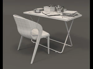 modern office furniture 3D Model