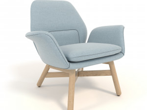 modern armchair design set 5 3D Model