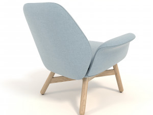 modern armchair design set 5 3D Model