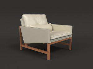 contemporary design armchair set 3 3D Model