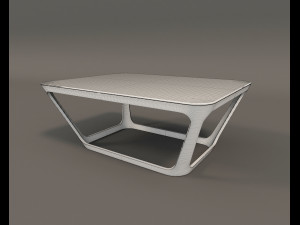 contemporary design armchair set 3 3D Model
