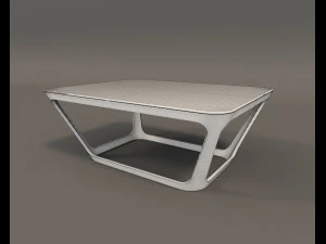 contemporary design armchair set 3 3D Model