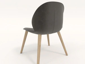 contemporary design dining set 3D Model