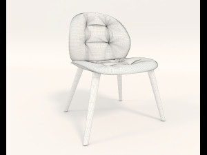contemporary design dining set 3D Model