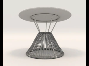 outdoor rattan furniture set 3D Model