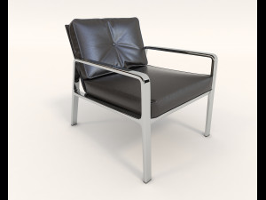 contemporary design armchair set 4 Modèle 3D