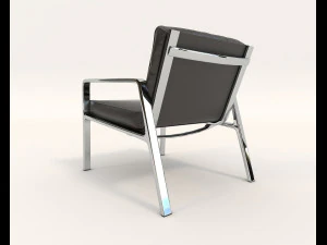 contemporary design armchair set 4 3D Model