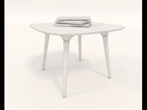 contemporary design armchair set 4 3D Model