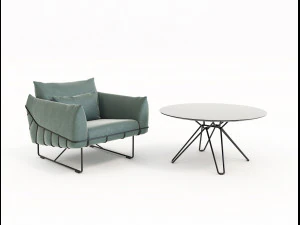 zestaw foteli o współczesnym designie 5 Model 3D