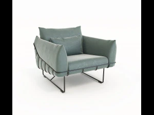 contemporary design armchair set 5 3D Model