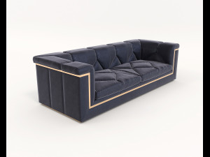 contemporary design armchair set 6 3D Model