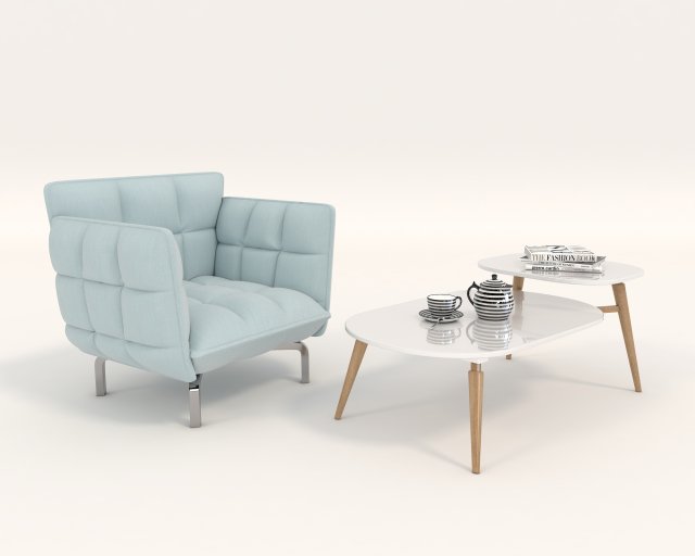 modern table and chair set 6 3D-Modell .c4d .max .obj .3ds .fbx .stl .blend 