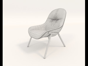 contemporary design armchair set 8 Modello 3D