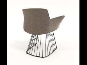 contemporary design armchair set 9 3D Model