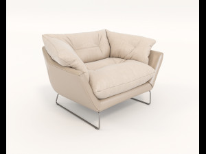contemporary design armchair set 10 3D 모델