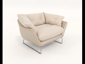 contemporary design armchair set 10 3D Model