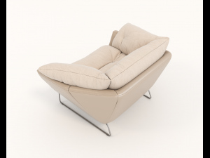 contemporary design armchair set 10 3D 모델
