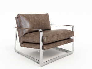modern comfortable reading chair 3D Модель